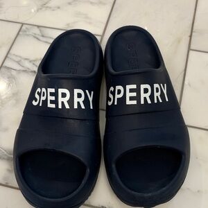 Sperry Dark Blue Slide Sandals